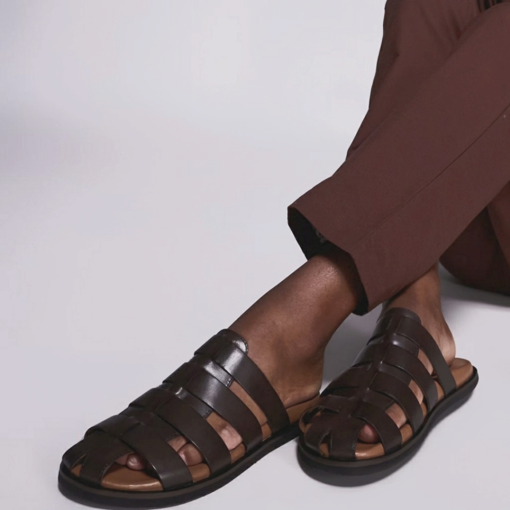 BRAND NEW MNG FISHERMAN LEATHER SANDALS